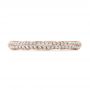 18k Rose Gold 18k Rose Gold Custom Diamond Wedding Band - Top View -  103478 - Thumbnail