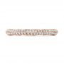 14k Rose Gold 14k Rose Gold Custom Diamond Wedding Band - Top View -  103478 - Thumbnail