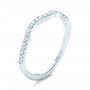  Platinum Platinum Custom Diamond Wedding Band - Three-Quarter View -  102149 - Thumbnail