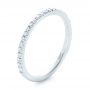  Platinum Platinum Custom Diamond Wedding Band - Three-Quarter View -  102351 - Thumbnail