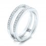 14k White Gold Custom Diamond Wedding Band