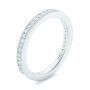 14k White Gold Custom Diamond Wedding Band