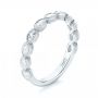  Platinum Custom Diamond Wedding Band - Three-Quarter View -  103039 - Thumbnail