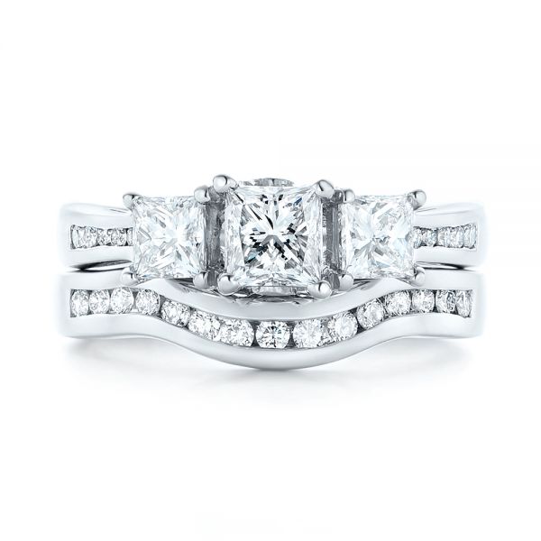  Platinum Custom Diamond Wedding Band -  103136