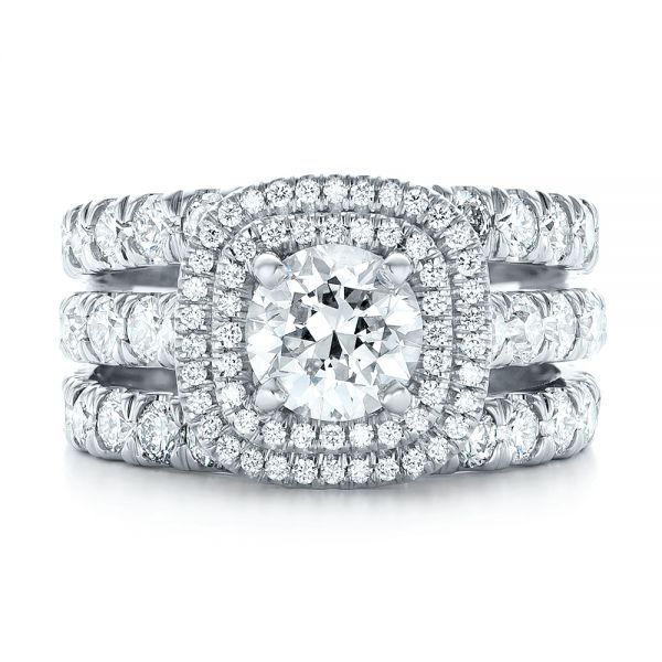  Platinum Custom Diamond Wedding Band -  103140