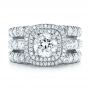 18k White Gold 18k White Gold Custom Diamond Wedding Band -  103140 - Thumbnail