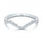  Platinum Custom Diamond Wedding Band - Flat View -  102139 - Thumbnail