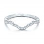  Platinum Custom Diamond Wedding Band - Flat View -  102139 - Thumbnail