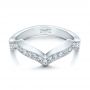 14k White Gold 14k White Gold Custom Diamond Wedding Band - Flat View -  102234 - Thumbnail