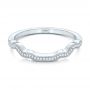  Platinum Custom Diamond Wedding Band - Flat View -  102300 - Thumbnail