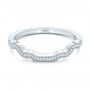 14k White Gold 14k White Gold Custom Diamond Wedding Band - Flat View -  102300 - Thumbnail