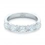 14k White Gold 14k White Gold Custom Diamond Wedding Band - Flat View -  102301 - Thumbnail