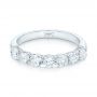  Platinum Custom Diamond Wedding Band - Flat View -  102746 - Thumbnail
