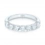  Platinum Custom Diamond Wedding Band - Flat View -  102746 - Thumbnail