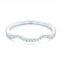  Platinum Custom Diamond Wedding Band - Flat View -  102753 - Thumbnail
