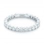  Platinum Custom Diamond Wedding Band - Flat View -  102962 - Thumbnail