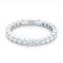 14k White Gold 14k White Gold Custom Diamond Wedding Band - Flat View -  102962 - Thumbnail