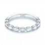  Platinum Custom Diamond Wedding Band - Flat View -  103039 - Thumbnail