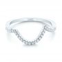 14k White Gold 14k White Gold Custom Diamond Wedding Band - Flat View -  103130 - Thumbnail