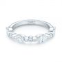 14k White Gold 14k White Gold Custom Diamond Wedding Band - Flat View -  103913 - Thumbnail