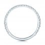 18k White Gold 18k White Gold Custom Diamond Wedding Band - Front View -  102023 - Thumbnail