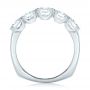 18k White Gold 18k White Gold Custom Diamond Wedding Band - Front View -  102301 - Thumbnail