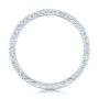  Platinum Custom Diamond Wedding Band - Front View -  102414 - Thumbnail