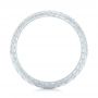  Platinum Custom Diamond Wedding Band - Front View -  102768 - Thumbnail