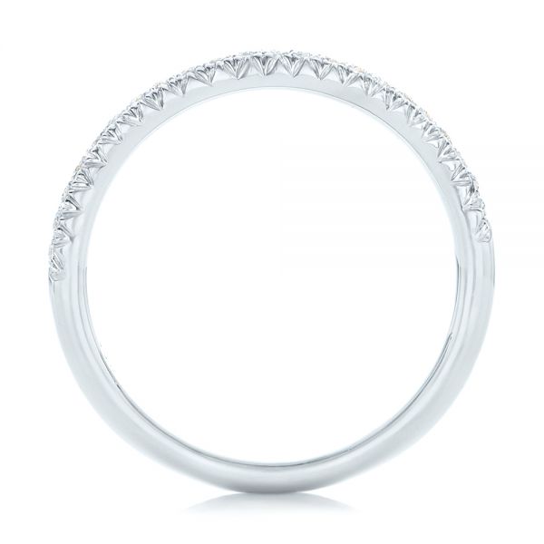  Platinum Platinum Custom Diamond Wedding Band - Front View -  102773