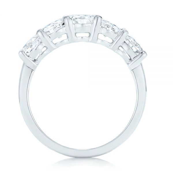  Platinum Platinum Custom Diamond Wedding Band - Front View -  102953