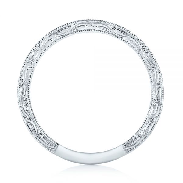  Platinum Platinum Custom Diamond Wedding Band - Front View -  103326