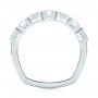 18k White Gold 18k White Gold Custom Diamond Wedding Band - Front View -  103437 - Thumbnail