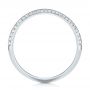 14k White Gold 14k White Gold Custom Diamond Wedding Band - Front View -  103478 - Thumbnail