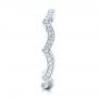  Platinum Custom Diamond Wedding Band - Side View -  102121 - Thumbnail