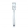  Platinum Custom Diamond Wedding Band - Side View -  102301 - Thumbnail