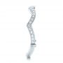  Platinum Platinum Custom Diamond Wedding Band - Side View -  102484 - Thumbnail