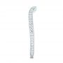 18k White Gold 18k White Gold Custom Diamond Wedding Band - Side View -  103397 - Thumbnail