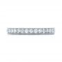  Platinum Custom Diamond Wedding Band - Top View -  102043 - Thumbnail