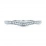  Platinum Platinum Custom Diamond Wedding Band - Top View -  102256 - Thumbnail