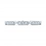 18k White Gold 18k White Gold Custom Diamond Wedding Band - Top View -  102259 - Thumbnail