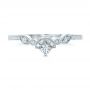  Platinum Platinum Custom Diamond Wedding Band - Top View -  102262 - Thumbnail