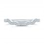  Platinum Custom Diamond Wedding Band - Top View -  102300 - Thumbnail