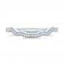  Platinum Custom Diamond Wedding Band - Top View -  102300 - Thumbnail