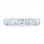  Platinum Custom Diamond Wedding Band - Top View -  102301 - Thumbnail