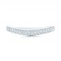  Platinum Platinum Custom Diamond Wedding Band - Top View -  102446 - Thumbnail