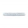  Platinum Platinum Custom Diamond Wedding Band - Top View -  102521 - Thumbnail