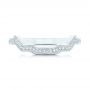 14k White Gold 14k White Gold Custom Diamond Wedding Band - Top View -  102784 - Thumbnail