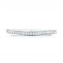  Platinum Platinum Custom Diamond Wedding Band - Top View -  102811 - Thumbnail