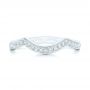  Platinum Platinum Custom Diamond Wedding Band - Top View -  102837 - Thumbnail