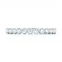  Platinum Custom Diamond Wedding Band - Top View -  102962 - Thumbnail